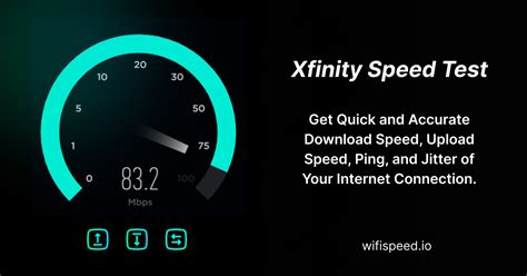 Xfinity Internet Speed Test Tool .